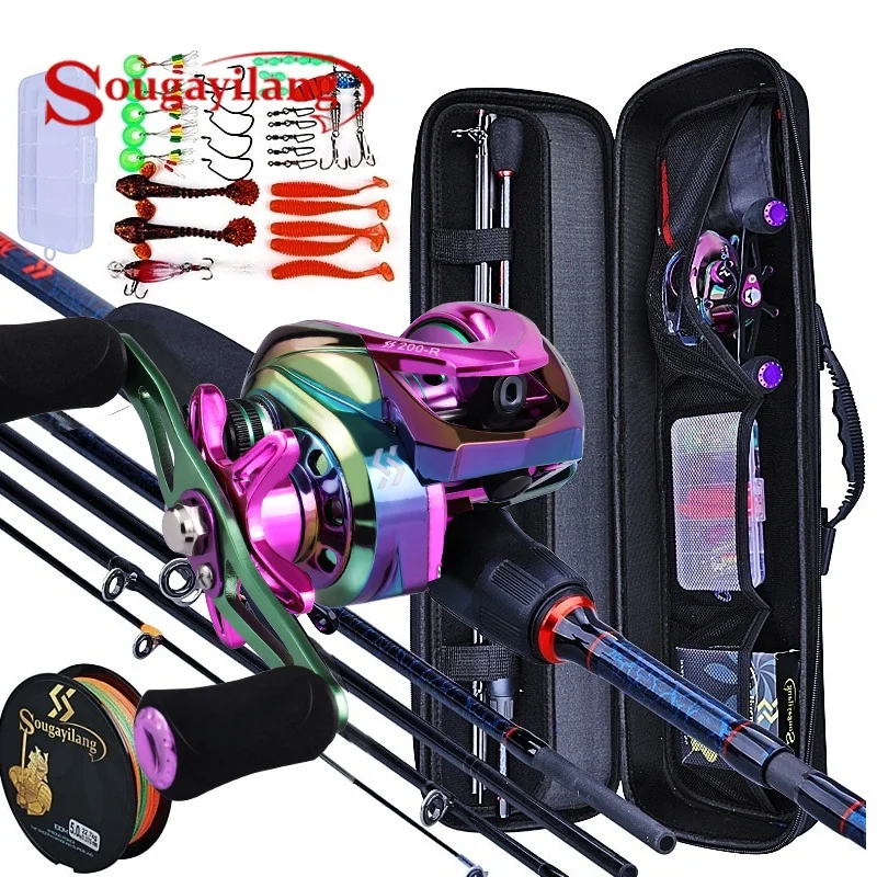 Fishing Rod Travel - Sougayilang joran dan gulungan pancing, Set