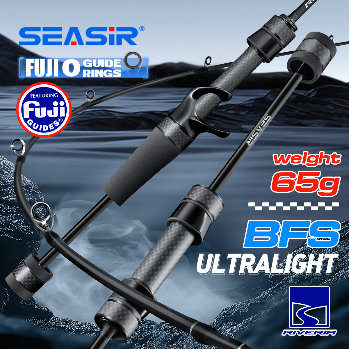 Fishing Rod Ice - Seasir Riveria BFS Joran Pancing Ultralight