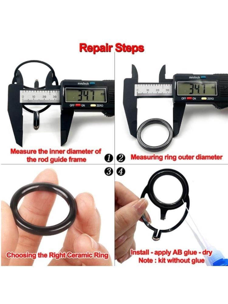 Fishing Rod Guide Replacement - 652F 40 Buah Pancing Keramik Cincin
