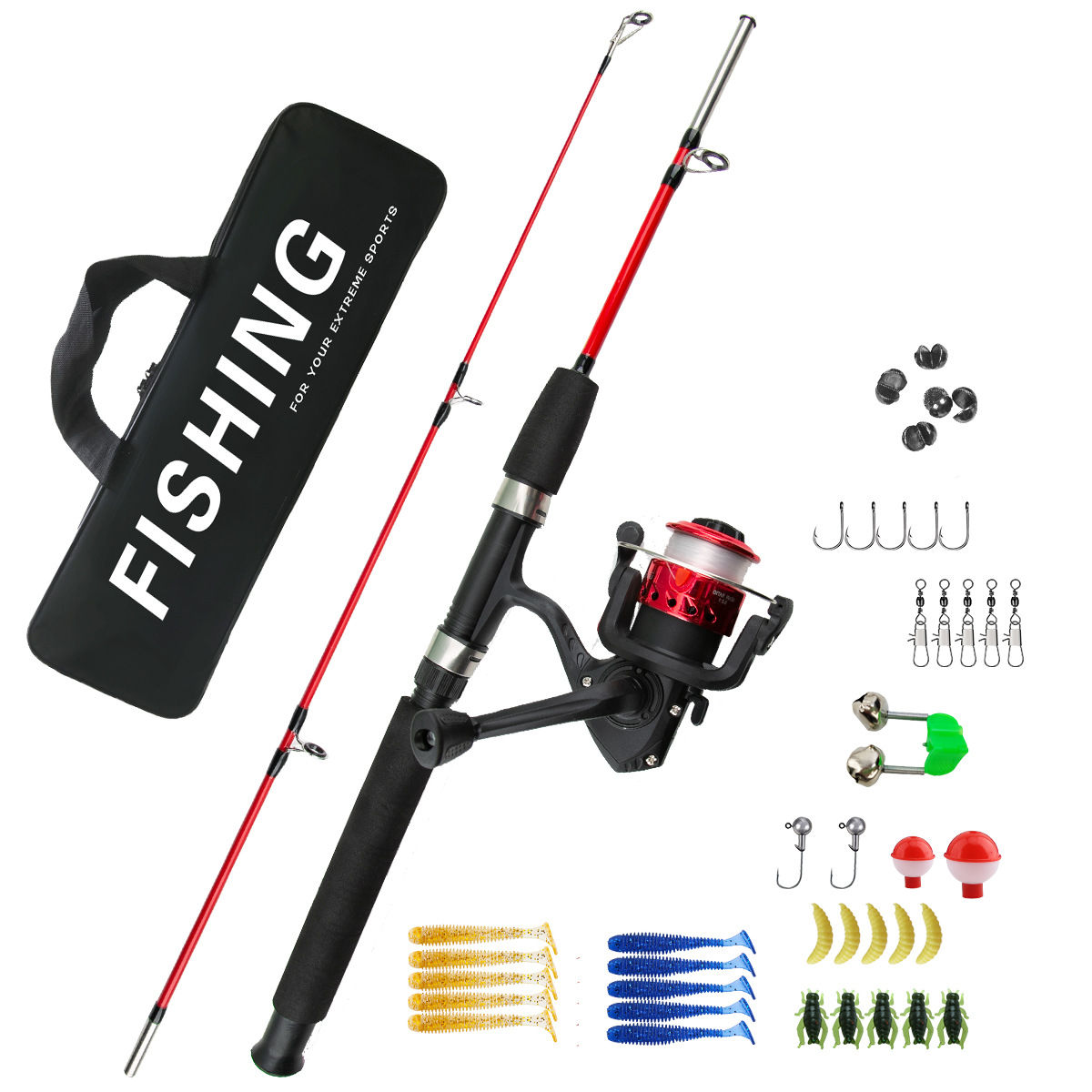 2 Set Peralatan Pancing Es unt - Fishing Rod Ice ulasan dan harga
