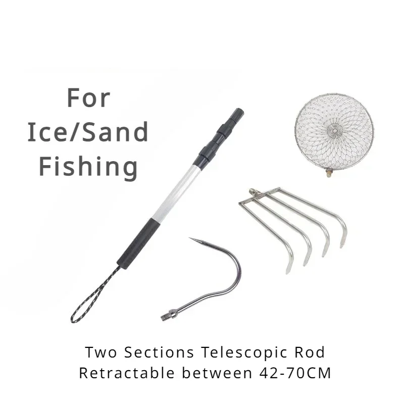 Tongkat Teleskopik Baja Tahan  - Fishing Rod Ice ulasan dan harga