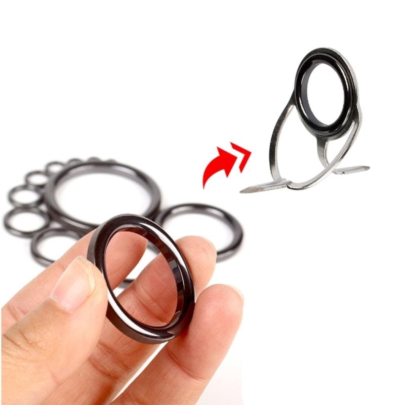 Q39E 40 Buah Pancing Pengganti - Fishing Rod Guide Replacement ulasan dan harga