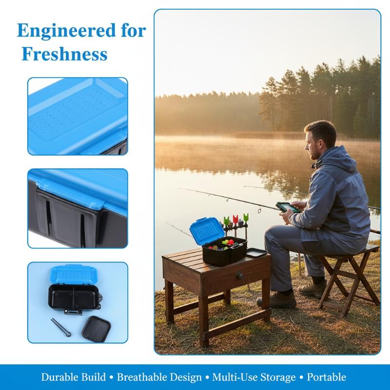 Kotak Umpan Pancing Portabel,  - Fishing Rod Travel ulasan dan harga