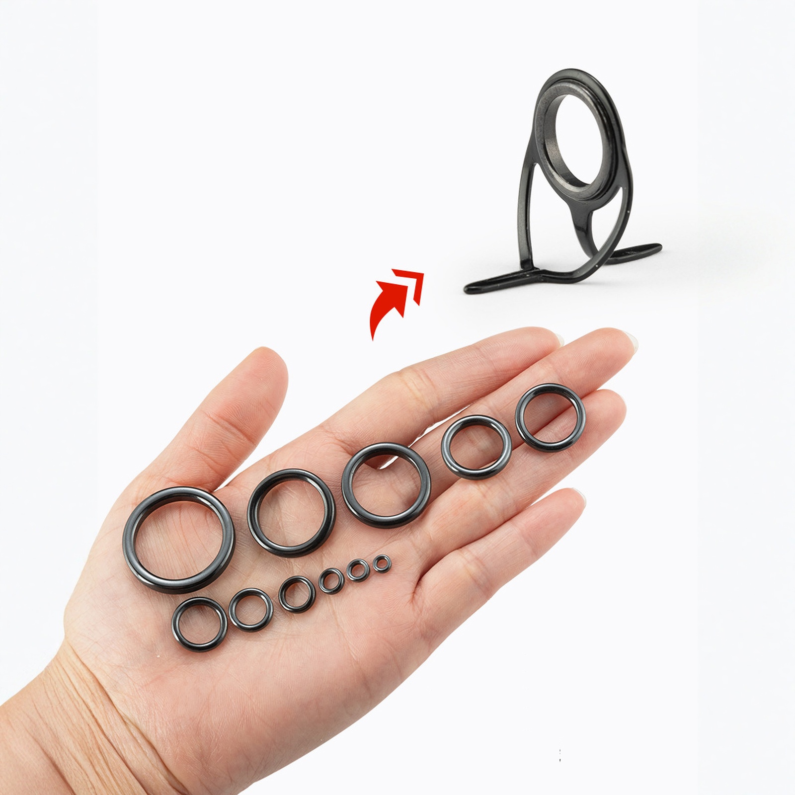 26PCS Kit Cincin Pemandu Joran - Fishing Rod Guide Replacement ulasan dan harga